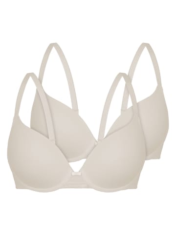 Sassa 2er Pack Schalen-BH in ivory