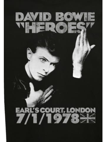 F4NT4STIC Heavy Oversize T-Shirt David Bowie Earls Court Heroes in schwarz