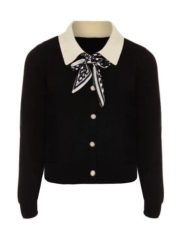 NAEMI Damen Cardigan in Schwarz
