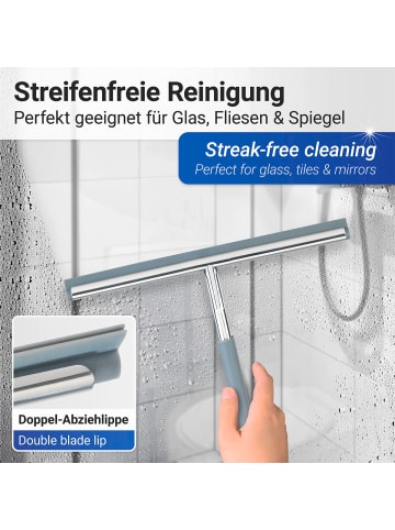 Wenko Badezimmerwischer Cave, Badezimmerwischer Mod. Cave in Glänzend