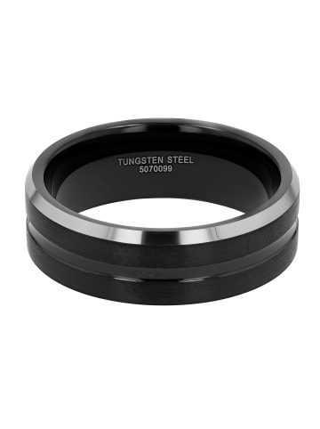 Adeliás Herren Ring aus in schwarz