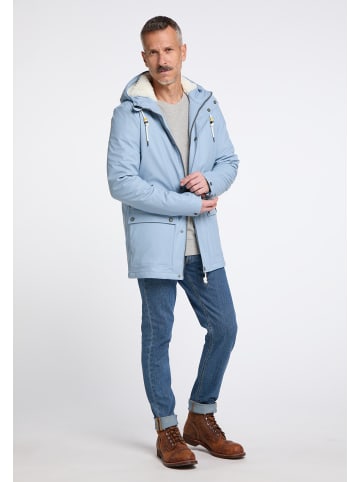 Schmuddelwedda Regenjacke Mit Teddyfutter in HELLBLAU