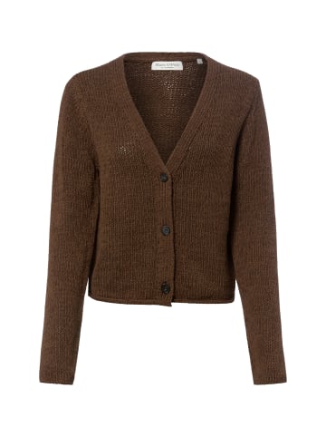 Marc O'Polo Strickjacke in mocca - 0001