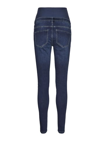 Vero Moda Umstandsjeans mit Skinny Fit in Dark Blue Denim