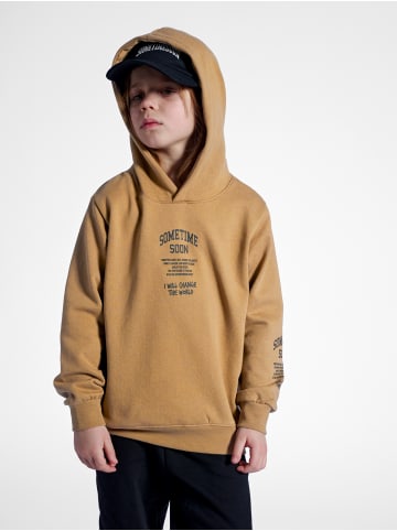 Sometime Soon Sometime Soon Hoodie Stmdimas Unisex Kinder in SEPIA TINT