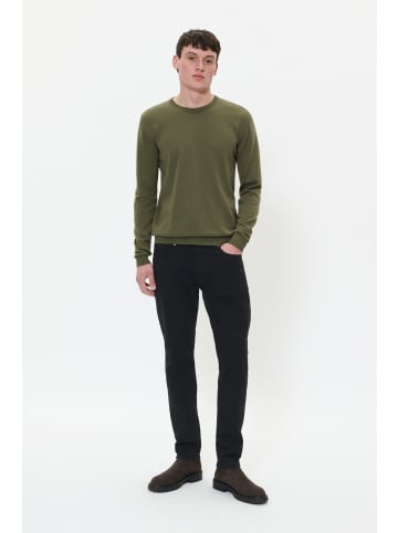 Matinique Strickpullover MAJones Gerade Passform in Olive Night