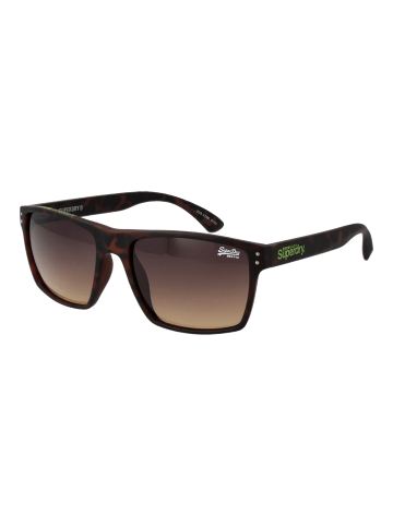 Superdry Unisex Sonnenbrille Rechtwinklig Braun