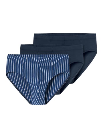 Schiesser Mini Slip / Unterhose 95/5 Essentials in Dunkelblau / blau