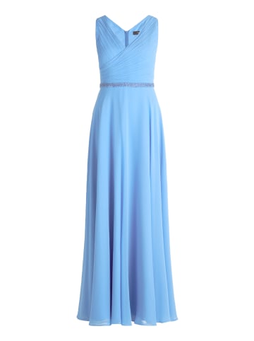 Vera Mont Abendkleid mit Plissee in Paris Blue
