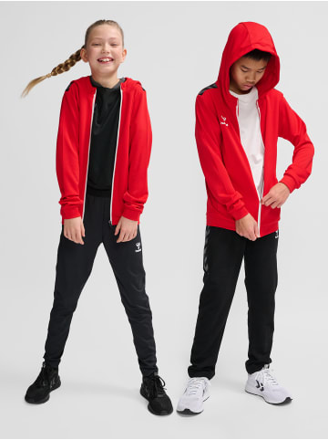 Hummel Hummel Zip Jacke Hmlauthentic Multisport Kinder Atmungsaktiv Schnelltrocknend in TRUE RED