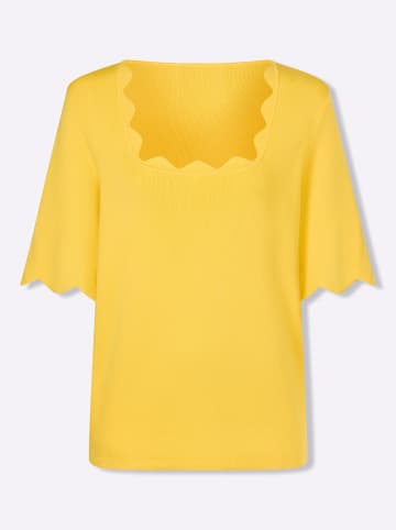 Heine Feinstrickpullover in sonnengelb