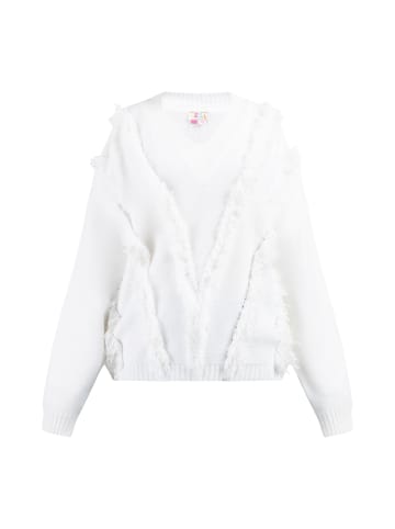 IZIA Damen Strickpullover in Weiss