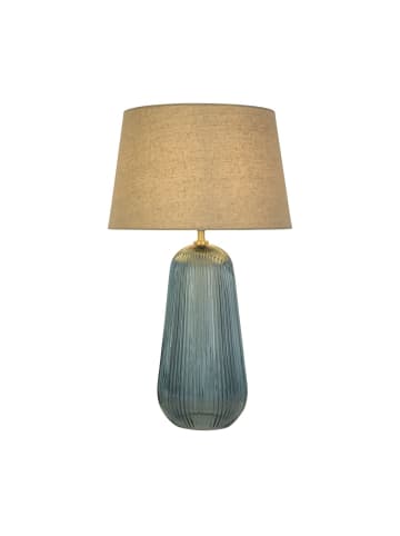 Licht-Erlebnisse Tischlampe (B)20 x (L)20 x (H)37 cm in Blau Natur