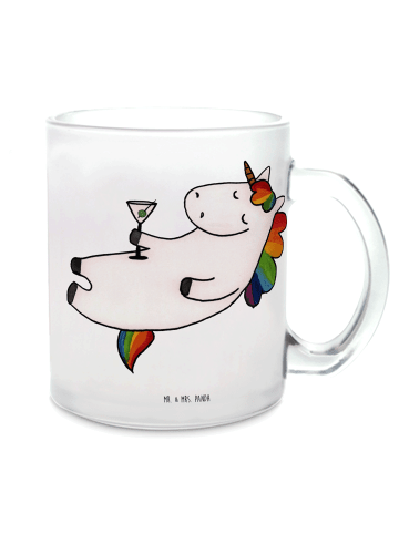 Mr. & Mrs. Panda Teetasse Einhorn Cocktail ohne Spruch in Transparent