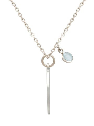 Gemshine Kette mit Anhänger Never Give Up in silver coloured