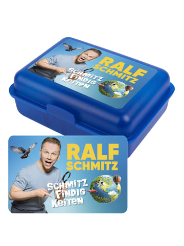 United Labels Ralf Schmitz Brotdose Schmitzfindigkeiten Butterbrotdose Lunchbox in blau