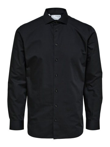 SELECTED HOMME Hemd SLHSLIMETHAN in Schwarz