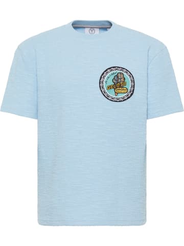 Carlo Colucci T-Shirt Di Doi in Blau