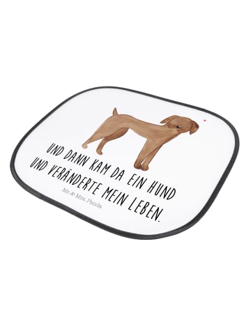 Mr. & Mrs. Panda Sonnenschutz Auto Hund Dogge mit Spruch in Weiß