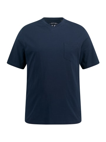 JP1880 Kurzarm T-Shirt in navy blau