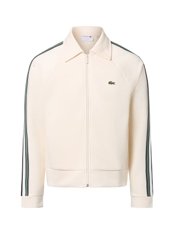 Lacoste Sweatjacke in ecru - 0001