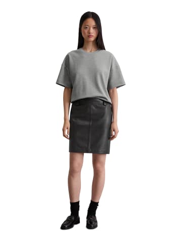 Marc O'Polo Kurzarm-Sweatshirt regular in Light Grey Melange