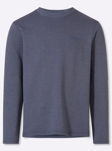 WITT WEIDEN Langarm-Shirt in jeansblau-meliert