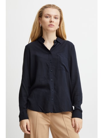 ICHI Langarm - Hemd IHMAIN Regular fit in Total Eclipse