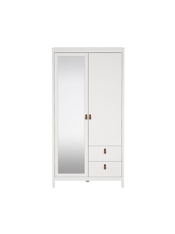 ebuy24 Kleiderschrank Madrid Weiß 103 x 59 cm