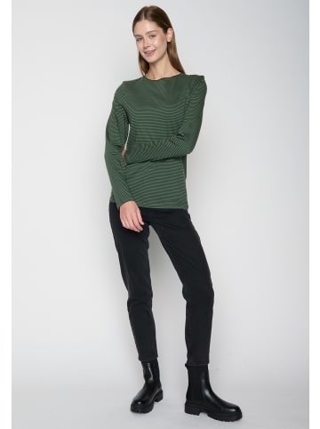 GreenBomb Longsleeve Basic in Forest Stripes