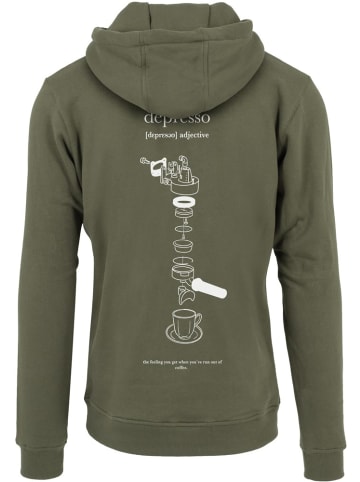 Mister Tee Hoodie "Depresso Hoody" in Grün