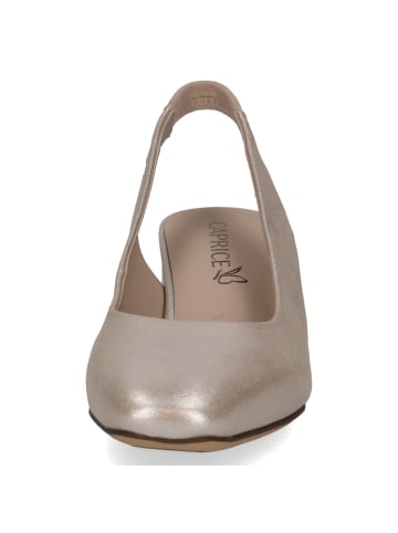 Caprice Slingpumps in Gold
