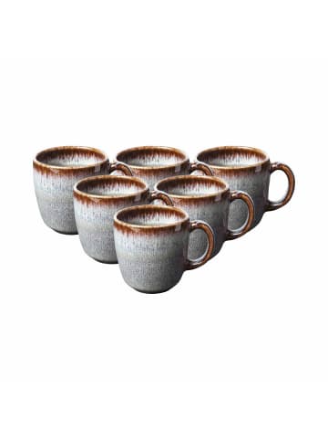 like. by Villeroy & Boch 6er Set Kaffeetassen Lave 190 ml in Beige