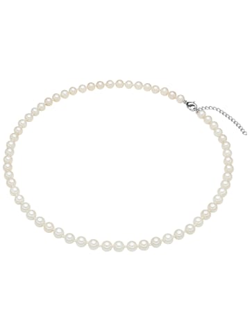 Rafaela Donata Perlen-Kette Sterling Silber Muschelkernperle in weiß