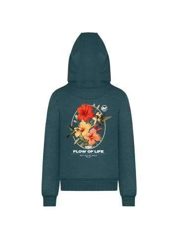 Mister Tee Hoodie "Flow OF Live Hoody" in Türkis