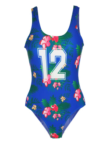 BECO the world of aquasports Badeanzug College 12 Hawaii in blau-bunt