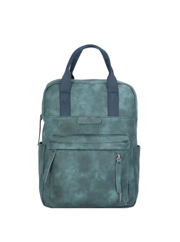 Greenburry Toni Rucksack 42 cm Laptopfach in petrol