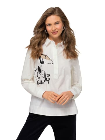 LAURASØN Bluse in schneeweiß