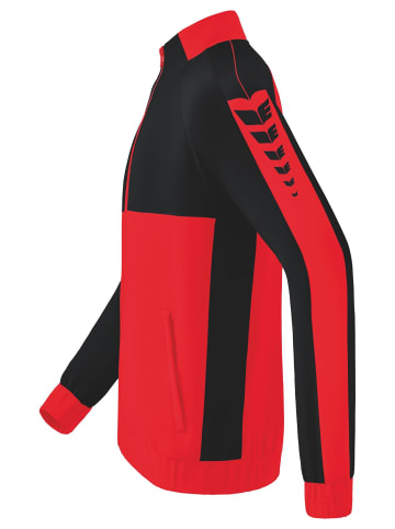 erima Kinder Six Wings Präsentationsjacke in rot/schwarz