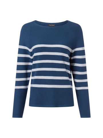 Franco Callegari Strickpullover in indigo ecru - 0001