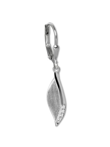 SilberDream Ohrringe Silber 925 Sterling Silber Blatt Ohrhänger