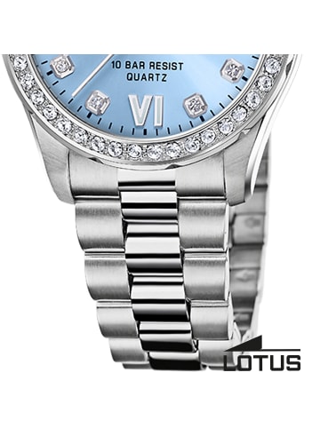 Lotus Chronograph-Armbanduhr Lotus Classic silber mittel (ca. 32,5mm)