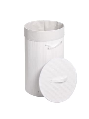 MCW Wäschekorb C21 rund, Weiß
