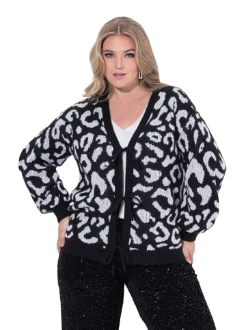 MIAMODA Strickjacke in schwarz