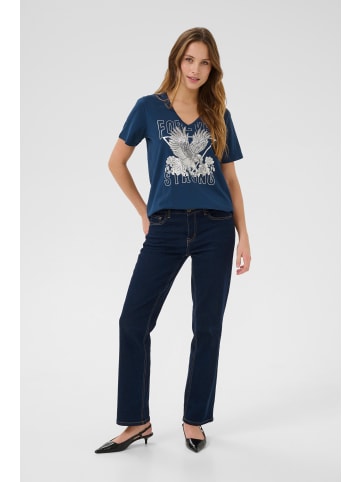 CULTURE T-shirt CUgith Relaxed fit in Blue Bird