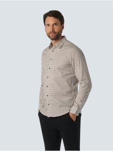 No Excess Langarm FreizeitHemd für Herren in beige