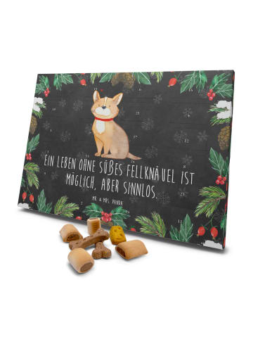 Mr. & Mrs. Panda Hunde Adventskalender Hund Glück mit Spruch in Kreidetafel