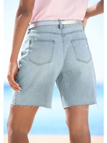 Venice Beach Jeansbermudas in light blue washed