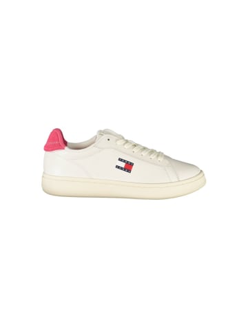 Tommy Hilfiger Weiße Polyurethan-Sneaker