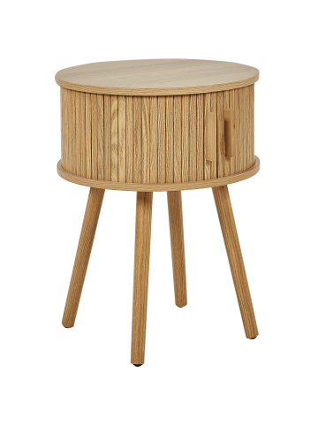 Beliani Beistelltisch SELAH in Braun - (W) 45 x (H) 59 x (L) 45 cm